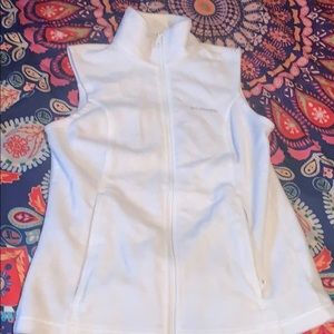 White Columbia vest